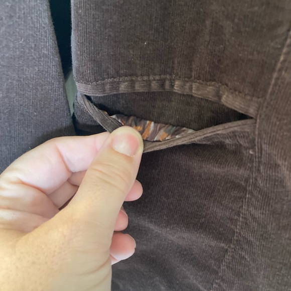 Calvin Klein Women’s Large Brown Corduroy/Lined Jacket - Picture 11 of 13